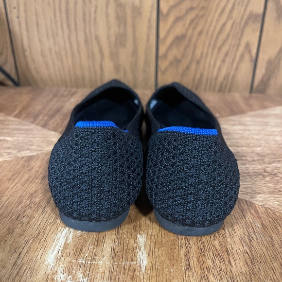 Rothy's The Pointe Honeycomb-Black - Picture 5 of 14